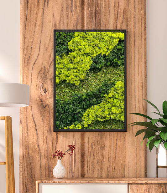 Combination Framed Moss Wall Art